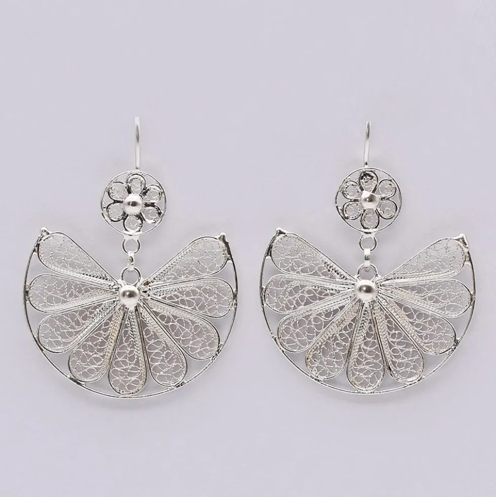 Alcance I Boucles d'oreille en argent