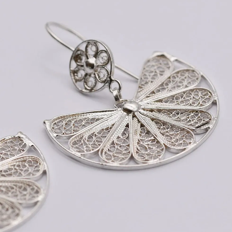 Alcance I Boucles d'oreille en argent