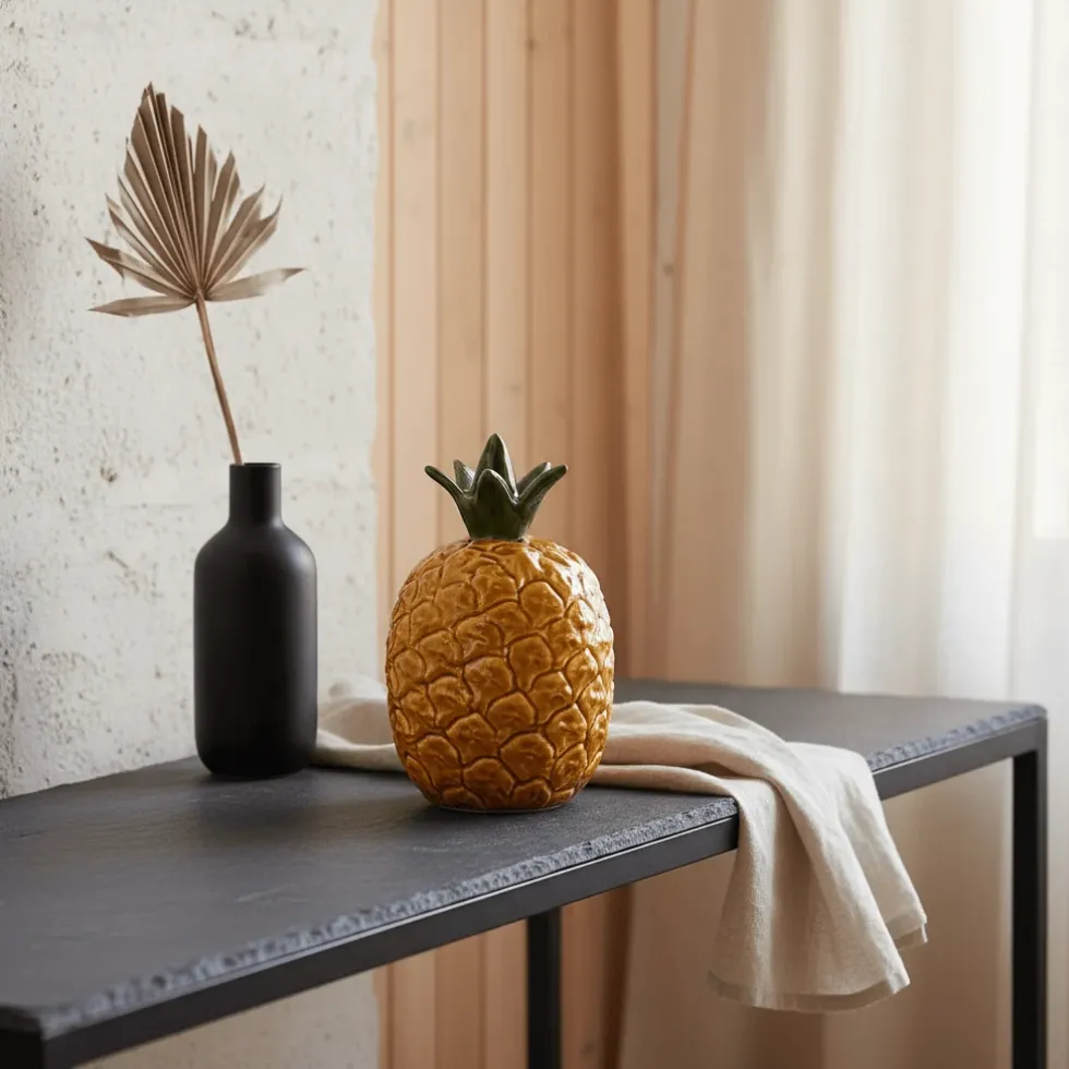 Ananas décoratif en céramique