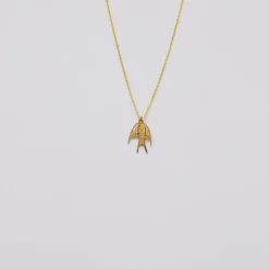 Andorinha I Collier en argent doré