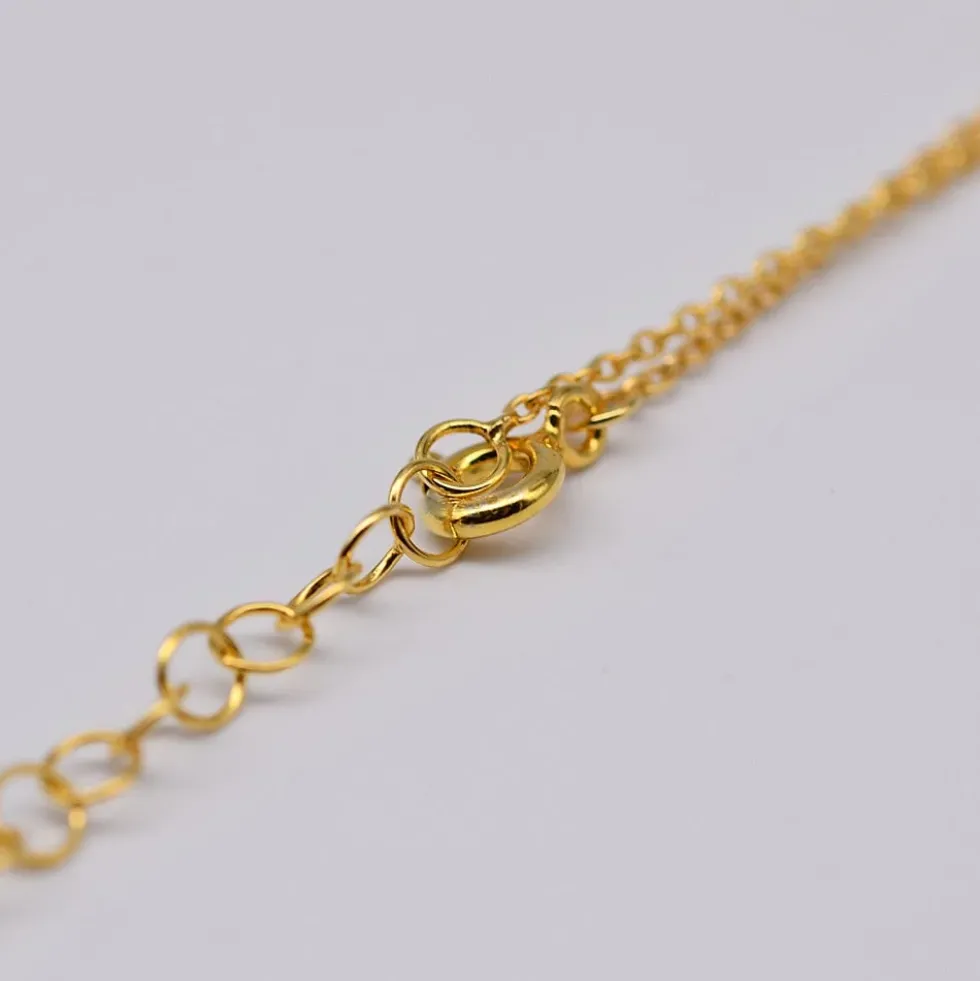 Andorinha I Collier en argent doré