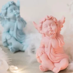 Ange décoratif parfumé - Bleu