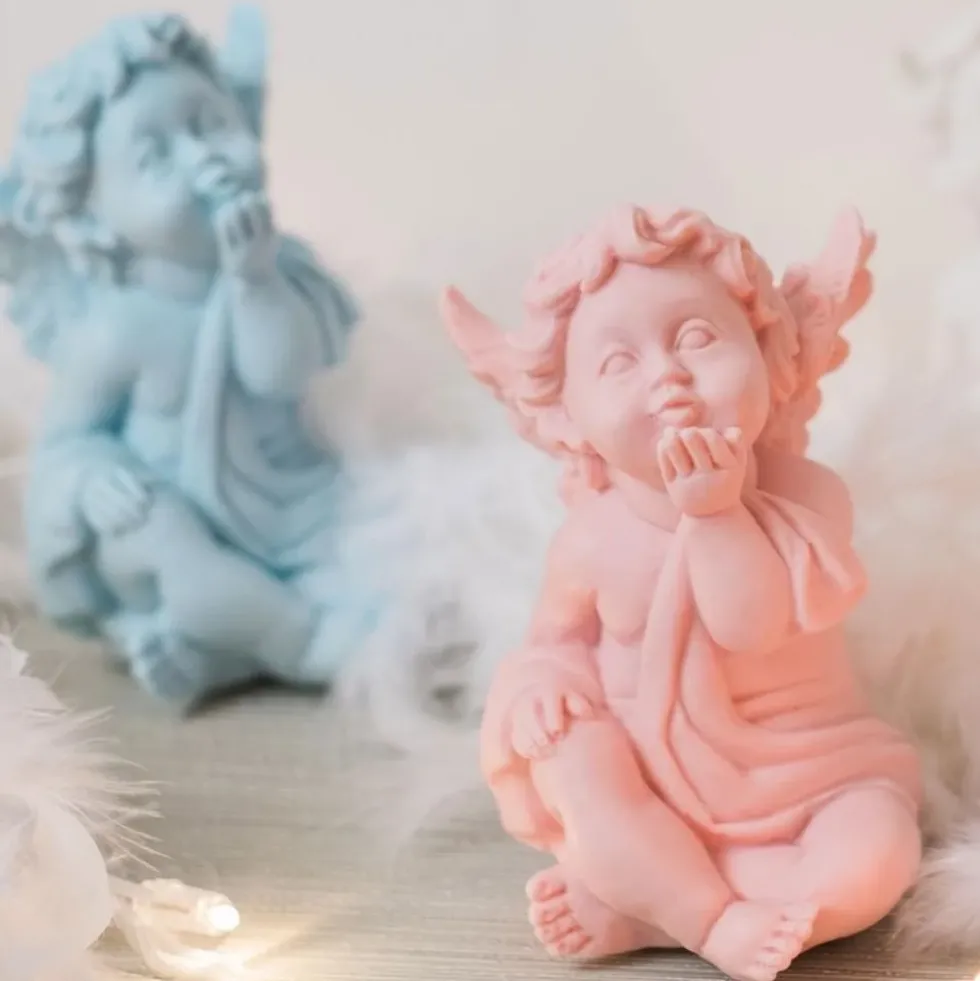 Ange décoratif parfumé - Bleu