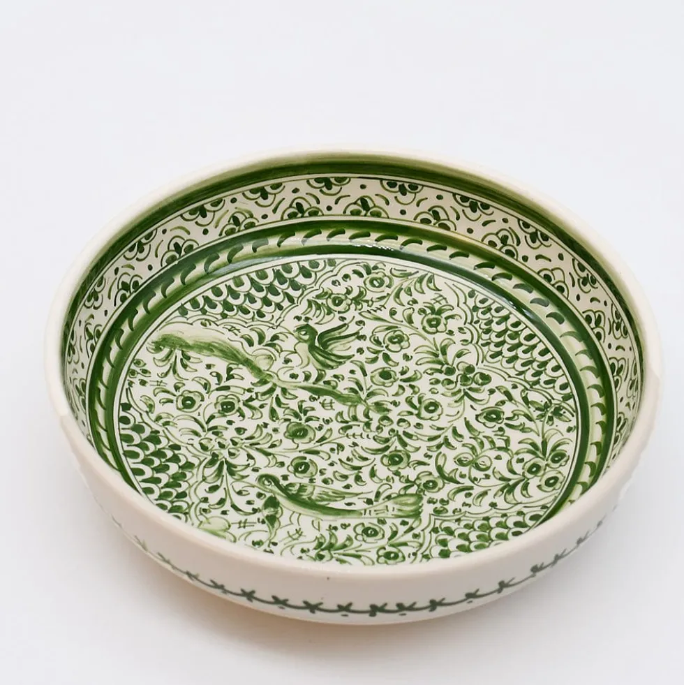 Assiette creuse en céramique de Coimbra - 20cm