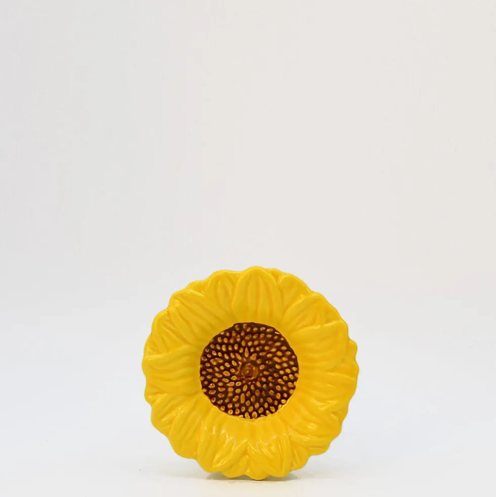 Assiette creuse en forme de Tournesol - 14cm