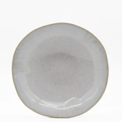 Assiette creuse en grès "Eivissa" 23cm - Blanche