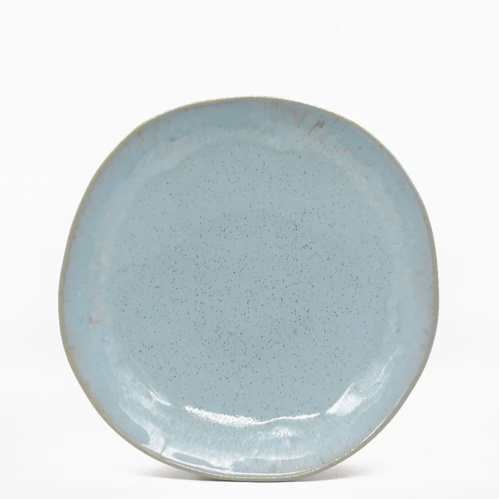 Assiette creuse en grès "Eivissa" 23cm - Bleue