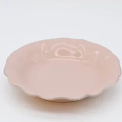 Assiette creuse en grès fin 