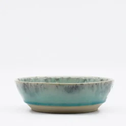 Assiette creuse en grès "Madeira" 19cm - Vert