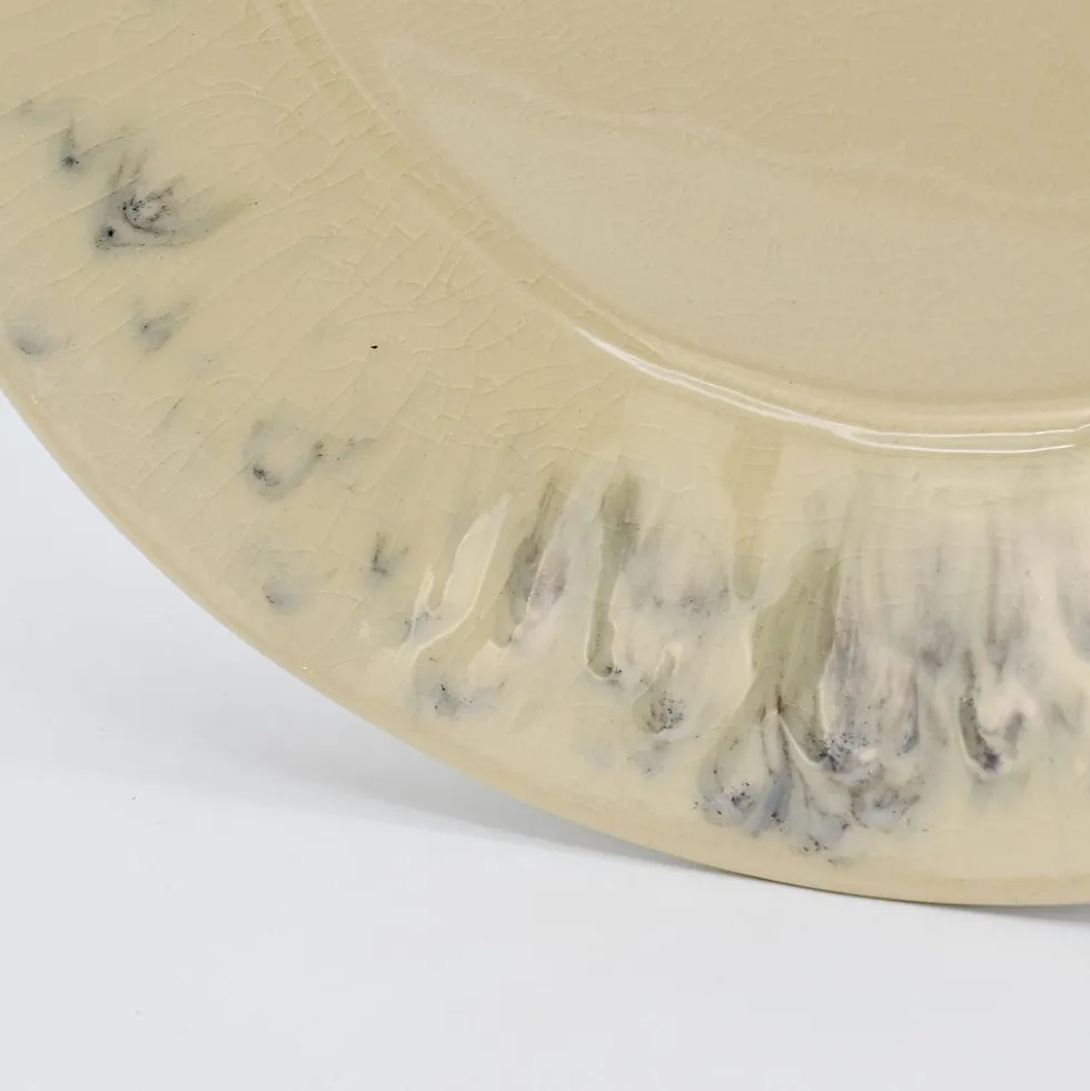 Assiette creuse en grès "Madeira" 19cm - Crème