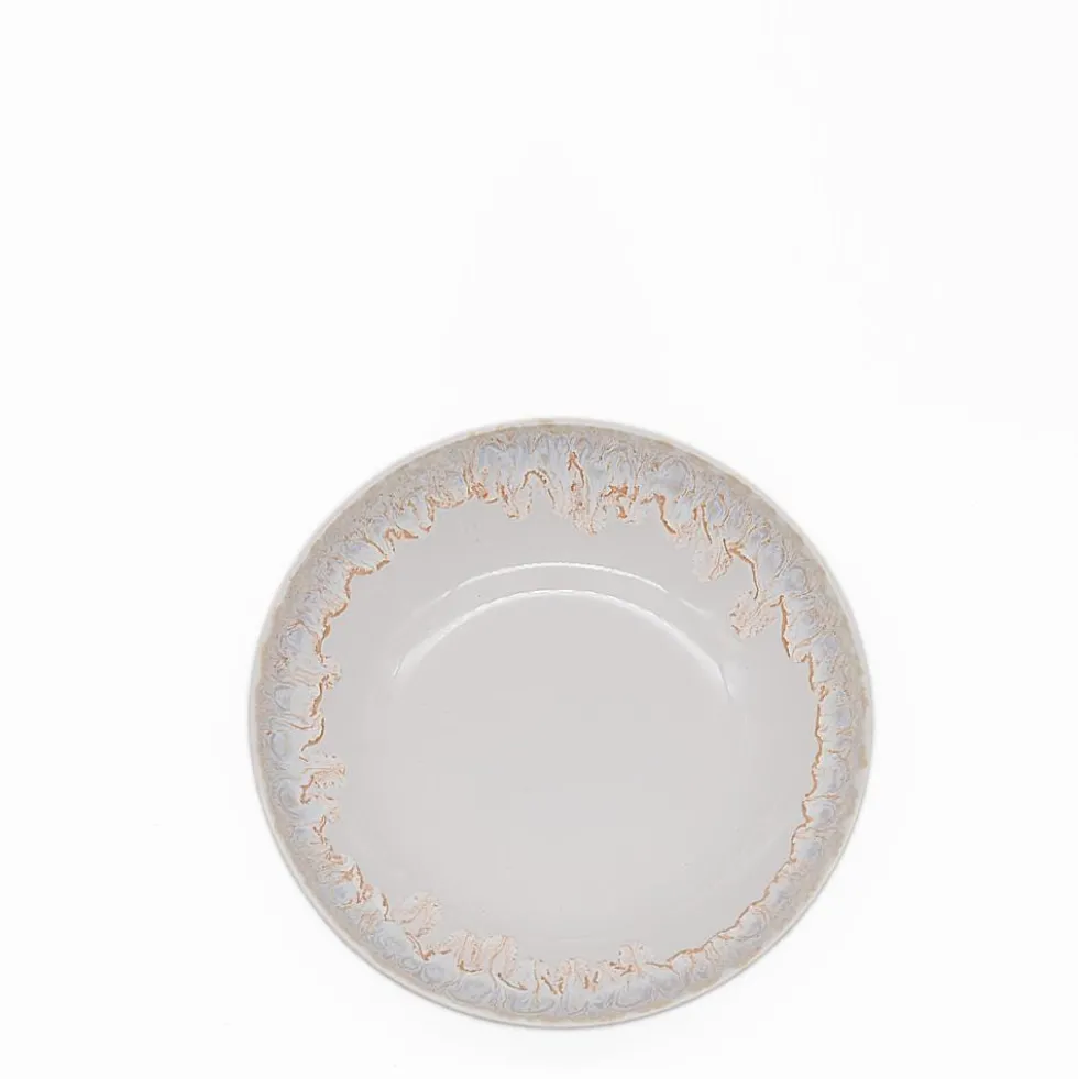 Assiette creuse en grès "Taormina" 21cm - Blanche