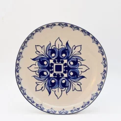 Assiette en céramique "Brasão" 27cm - Bleu