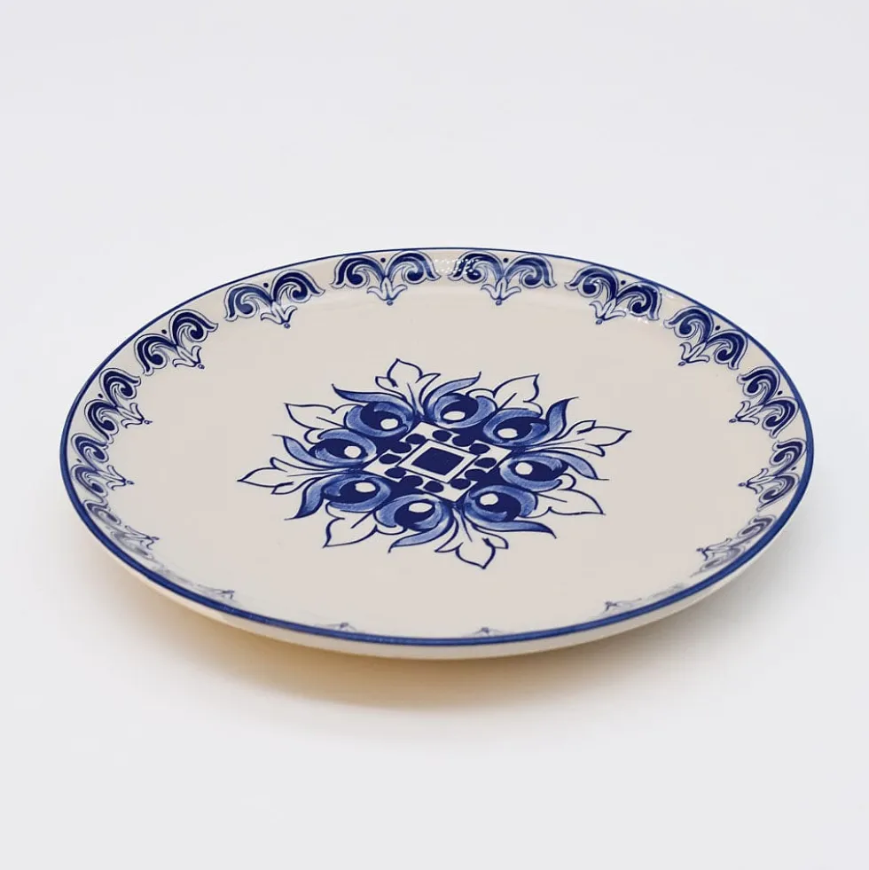 Assiette en céramique "Brasão" 20cm - Bleu