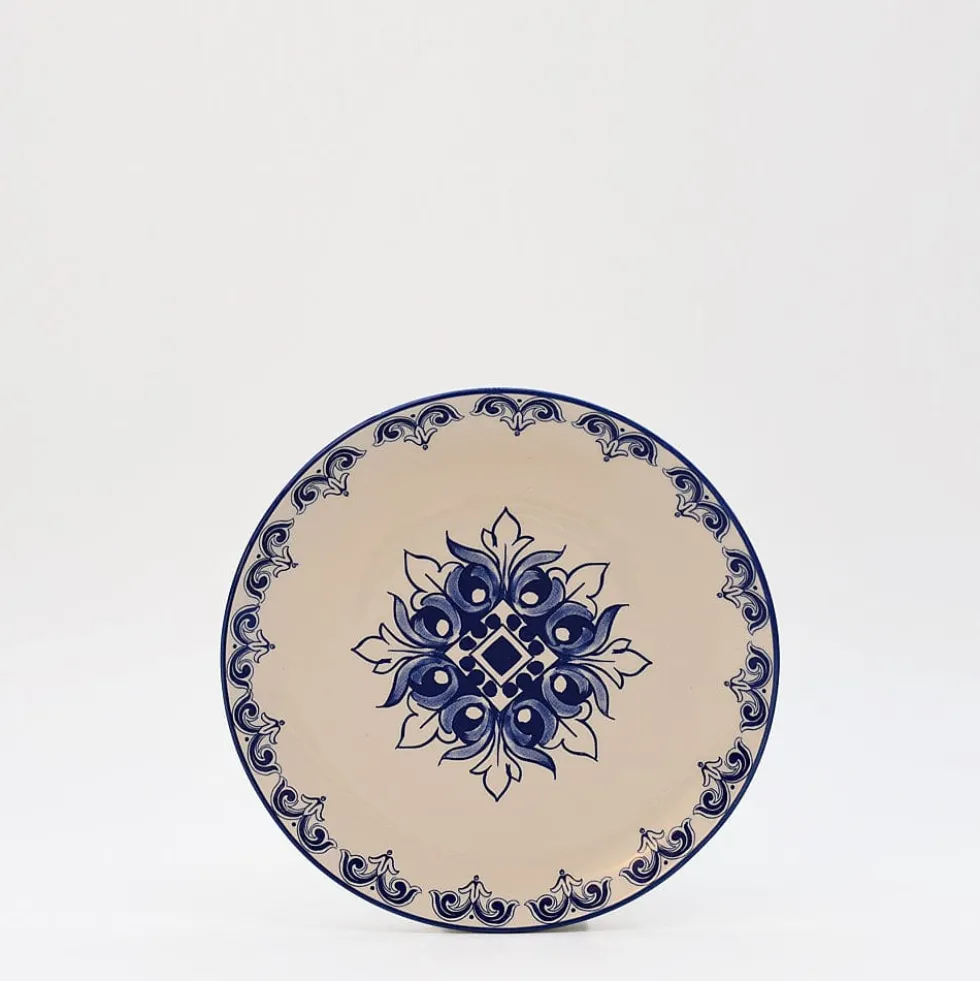Assiette en céramique "Brasão" 20cm - Bleu