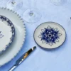 Assiette en céramique "Brasão" 15cm - Bleu