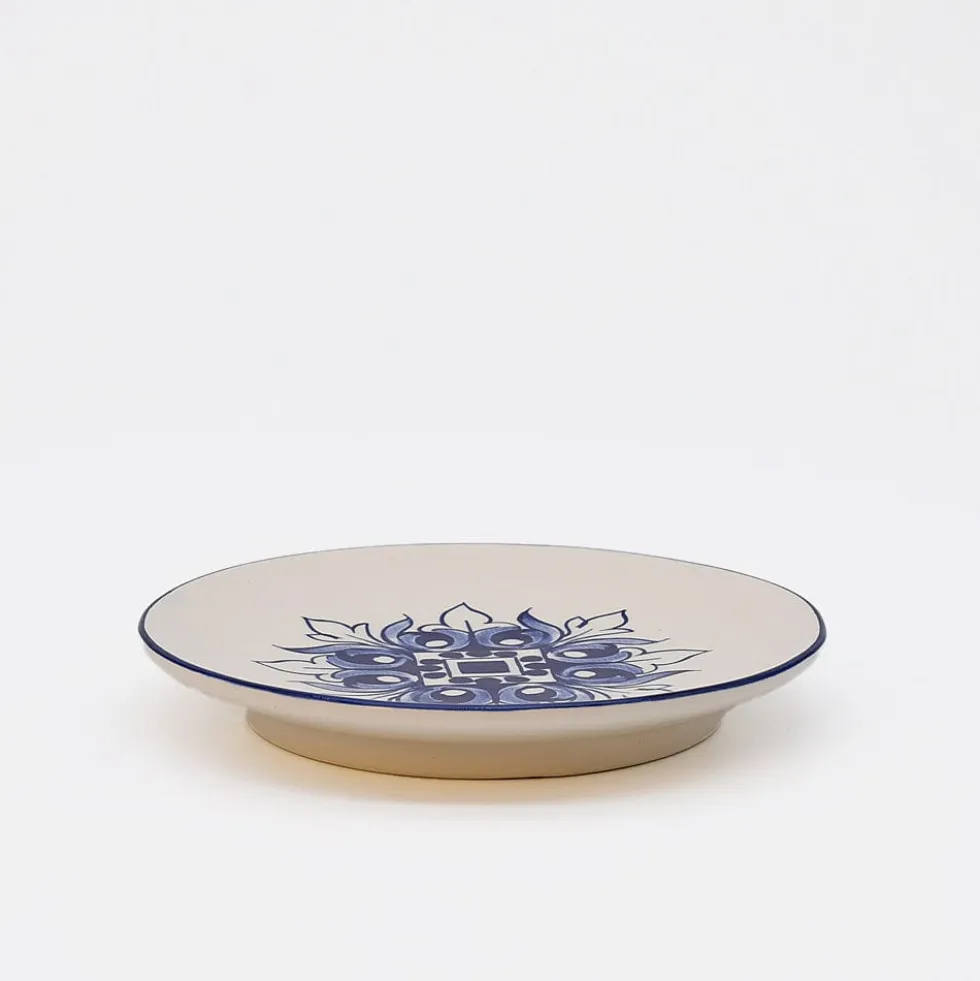 Assiette en céramique "Brasão" 15cm - Bleu