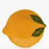 Assiette en céramique en forme d'orange - 30cm