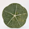 Assiette en céramique en forme de chou 31 cm - Verte