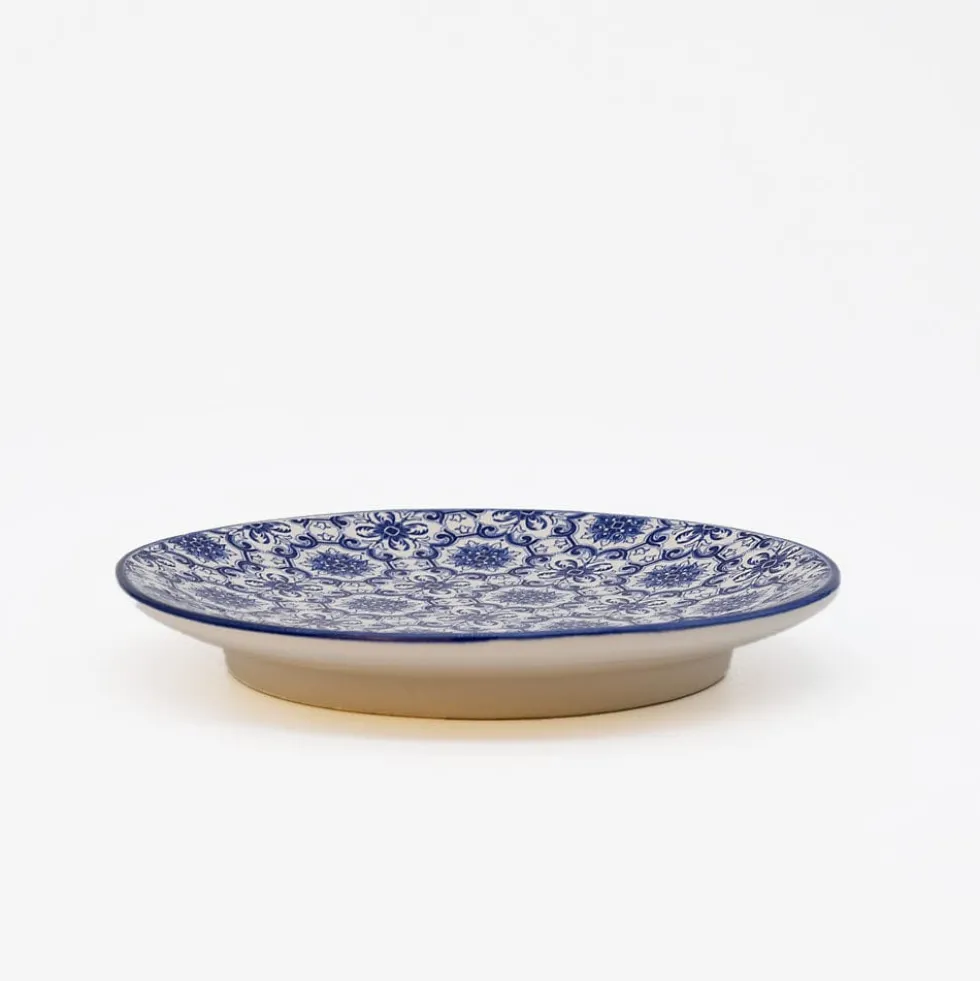 Assiette en céramique "Padrão" 12cm - Bleu