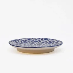 Assiette en céramique "Padrão" 15cm - Bleu