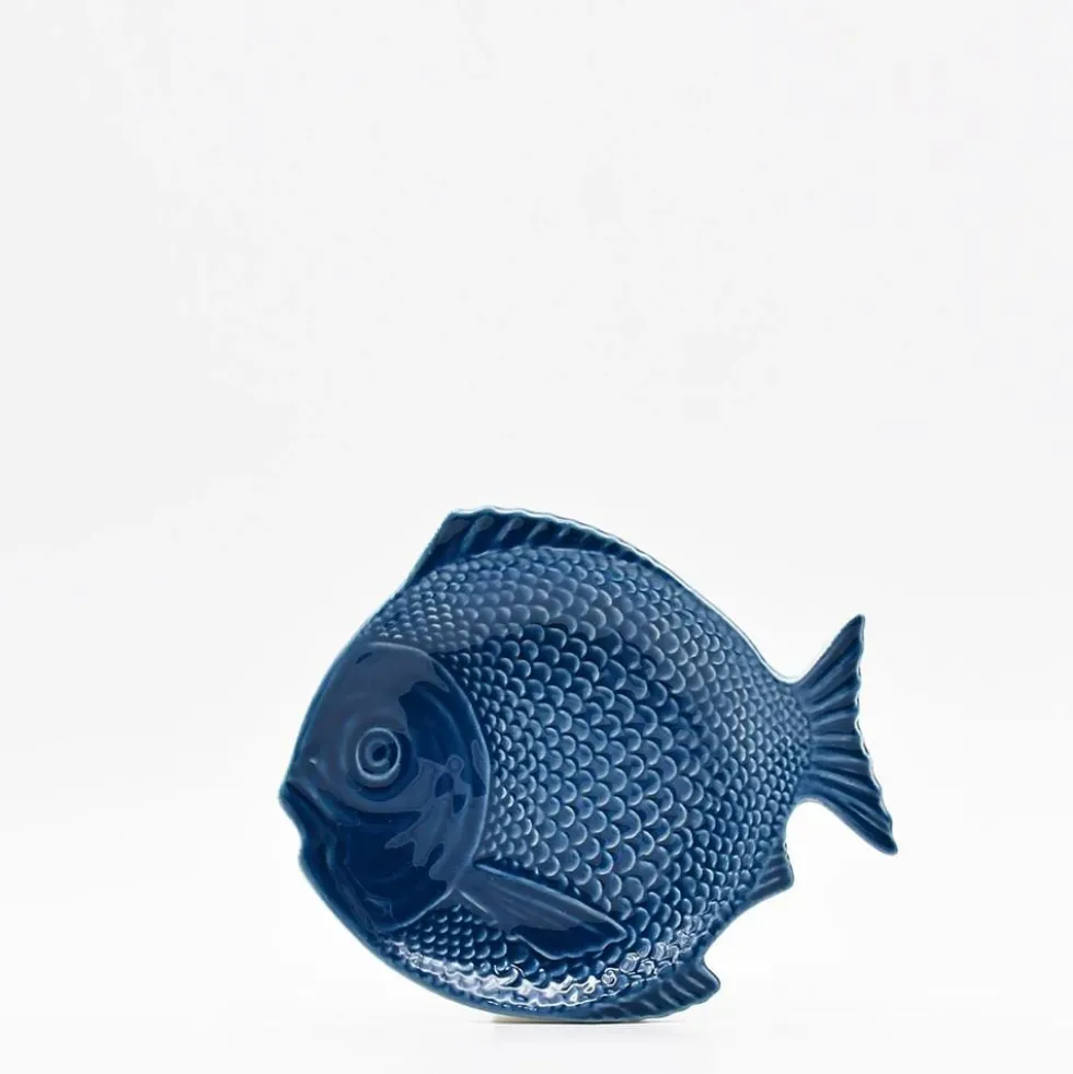 Assiette en forme de Poisson 16 cm - Bleue