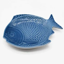 Assiette en forme de Poisson 16 cm - Bleue
