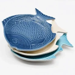 Assiette en forme de Poisson 16 cm - Bleue