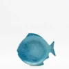Assiette en forme de Poisson 16 cm - Turquoise