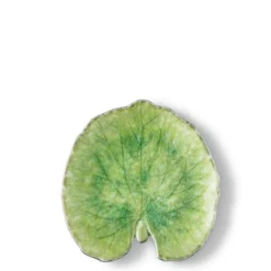 Assiette en grés "Alchemille" - Vert d'eau