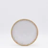 Assiette en grès "Amazonia" Blanche - 21cm