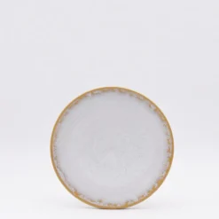 Assiette en grès "Amazonia" Blanche - 21cm