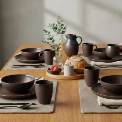 Assiette en grès