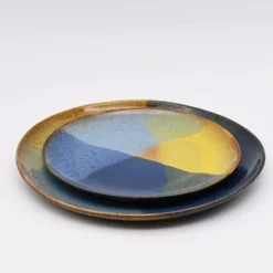 Assiette en grès "Corals" - 21cm