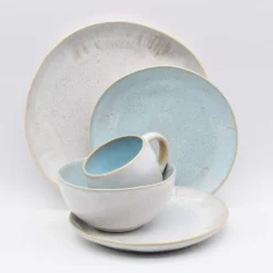 Assiette en grès "Eivissa" 28cm - Blanche