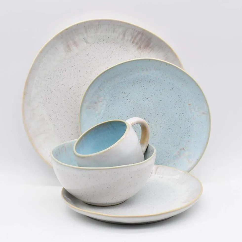 Assiette en grès "Eivissa" 28cm - Blanche