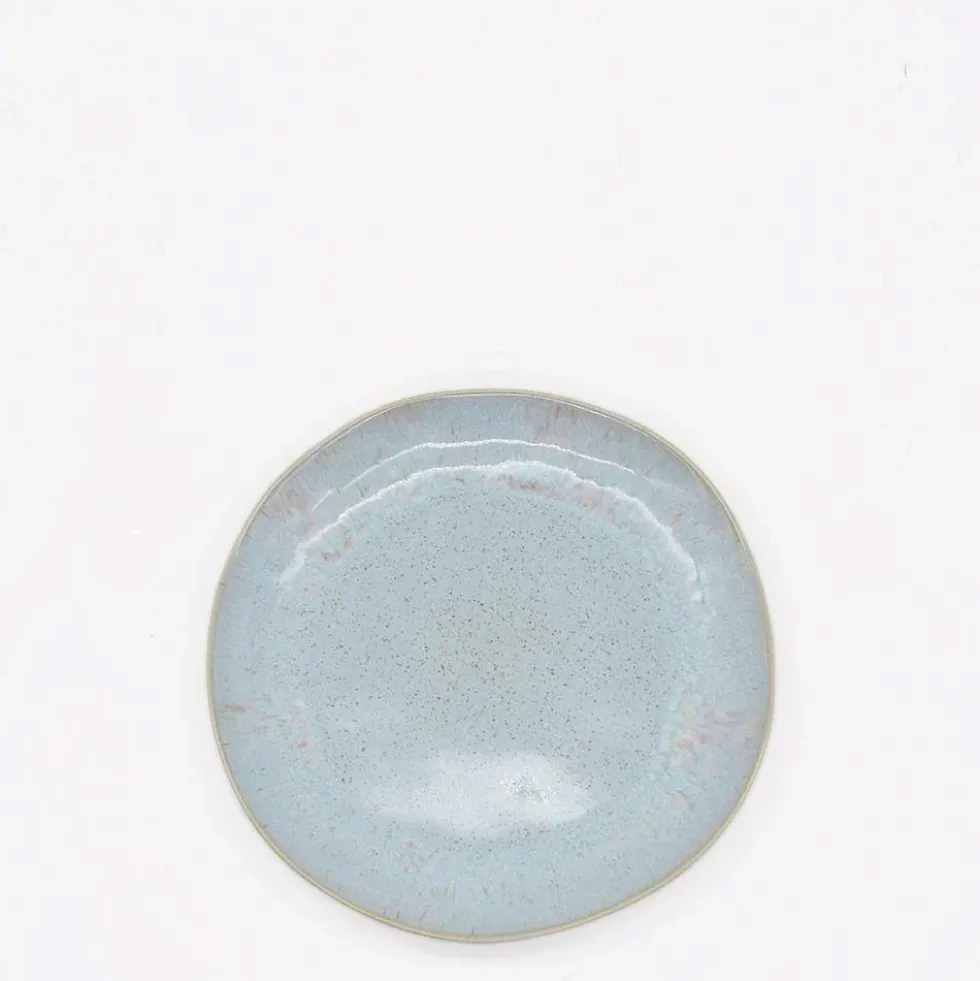 Assiette en grès "Eivissa" 21cm - Bleue