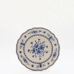 Assiette en grès fin "Vila" 21cm - Blanc