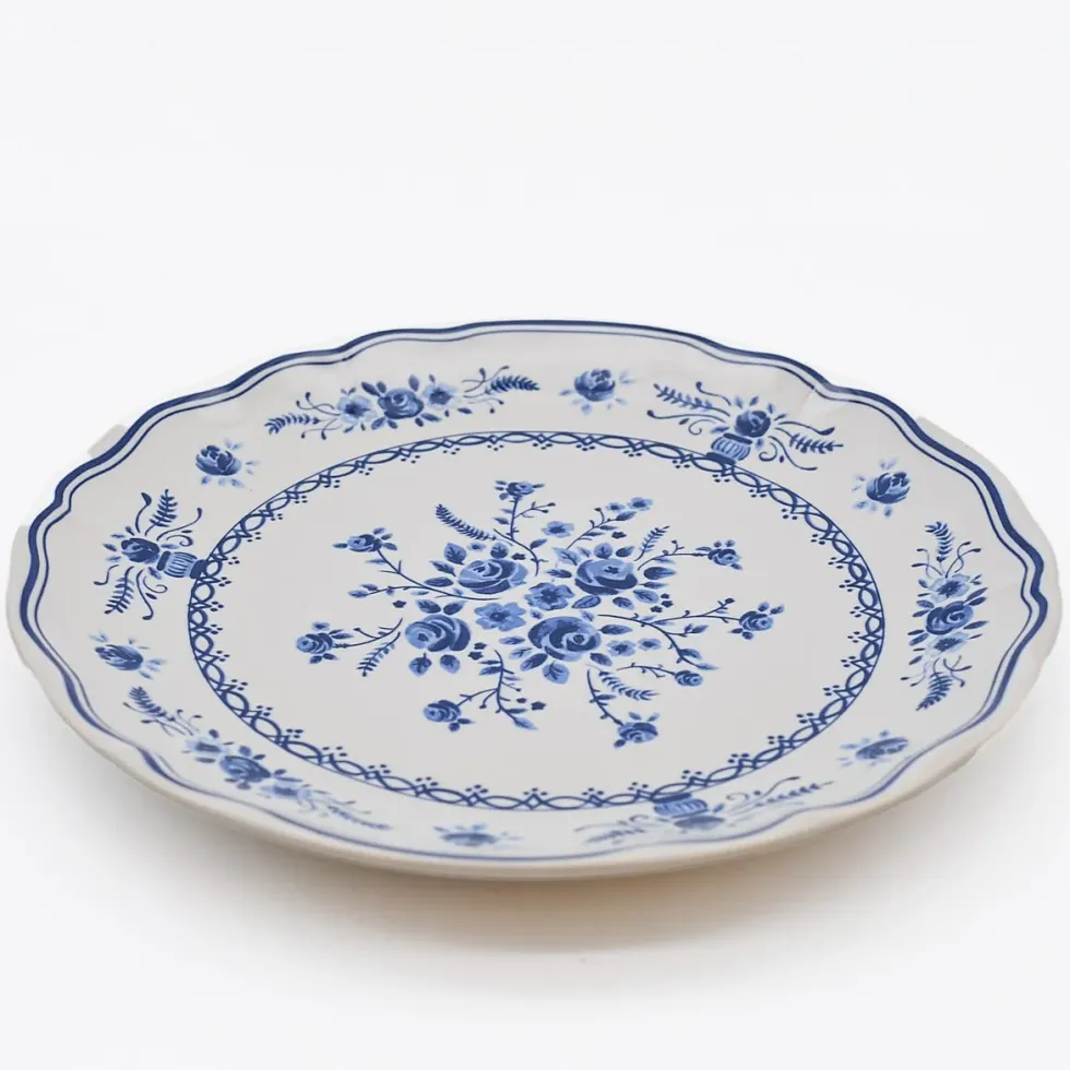 Assiette en grès fin "Vila" 21cm - Blanc