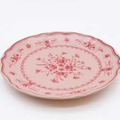 Assiette en grès fin "Vila" 17cm - Rose