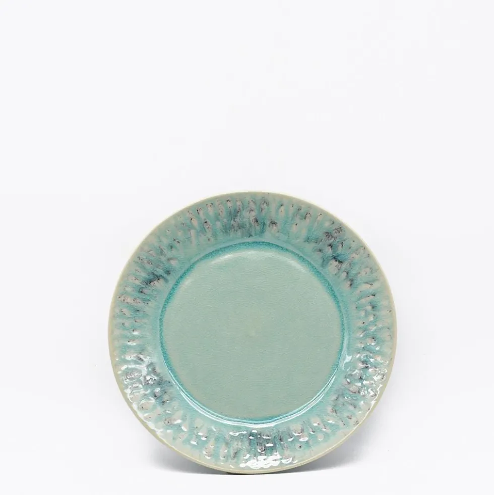 Assiette en grès "Madeira" 21cm - Verte