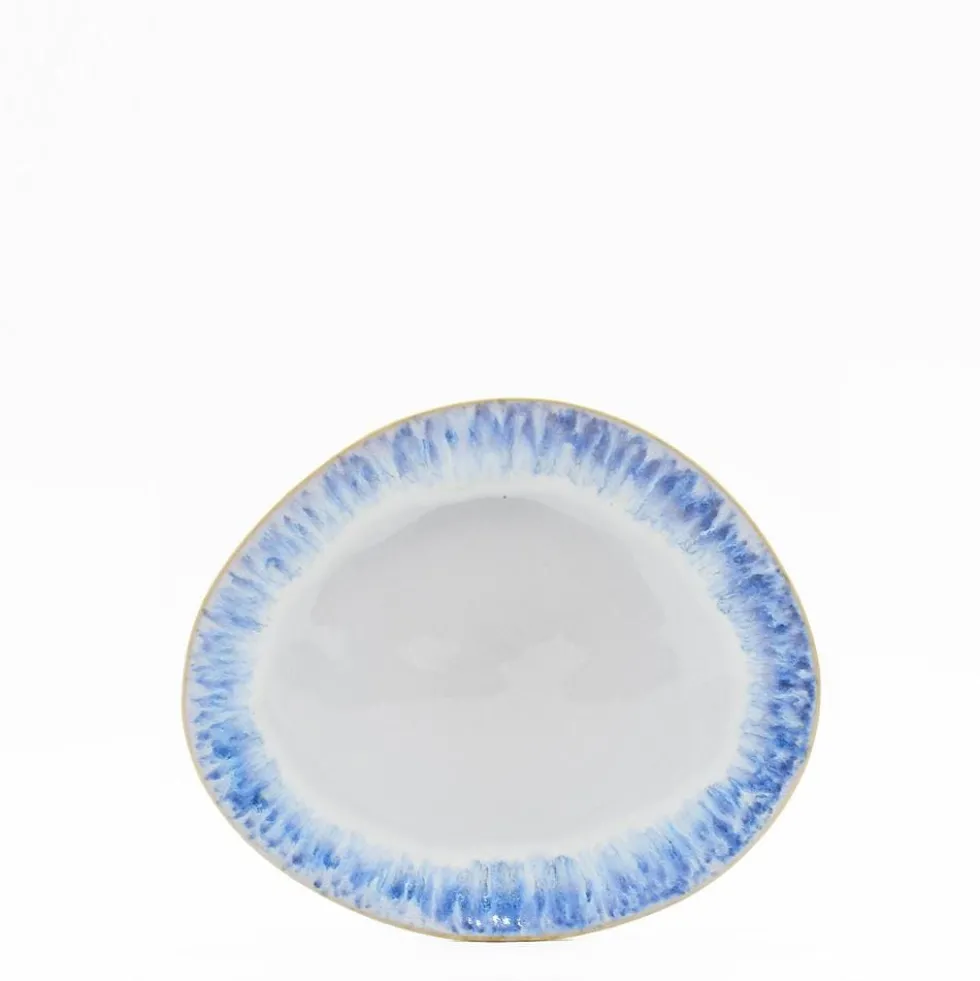 Assiette en grès ovale "Brisa" - 20cm
