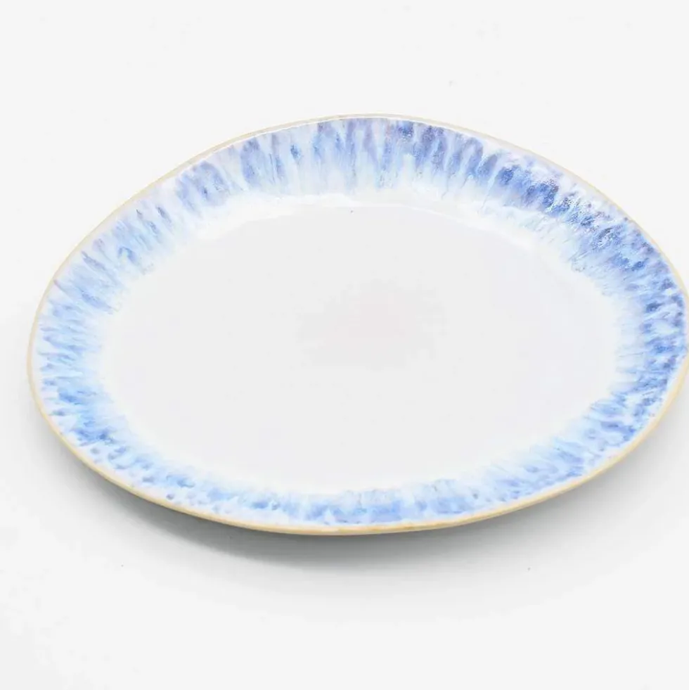 Assiette en grès ovale "Brisa" - 20cm