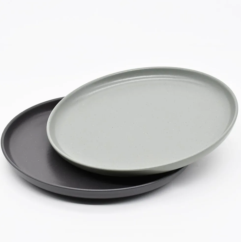 Assiette en grès “Pacifica" - Artichaud - 27cm