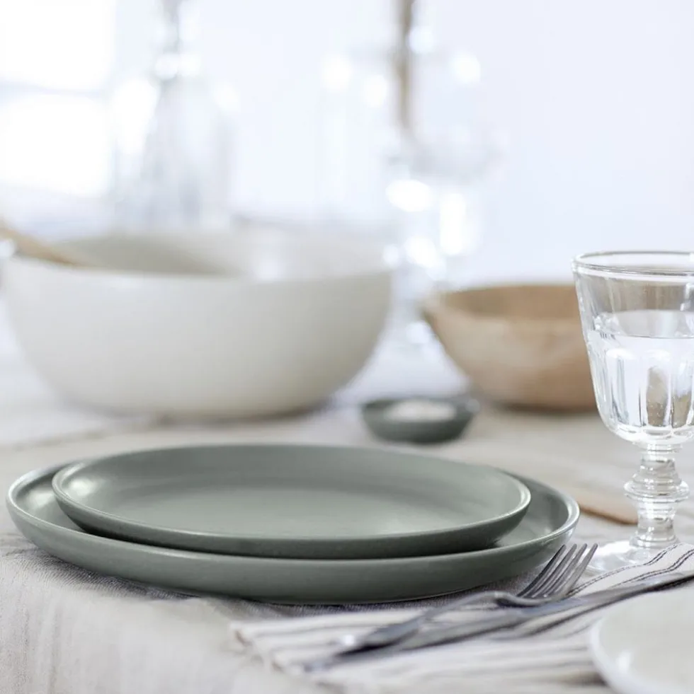 Assiette en grès “Pacifica" - Artichaud - 27cm