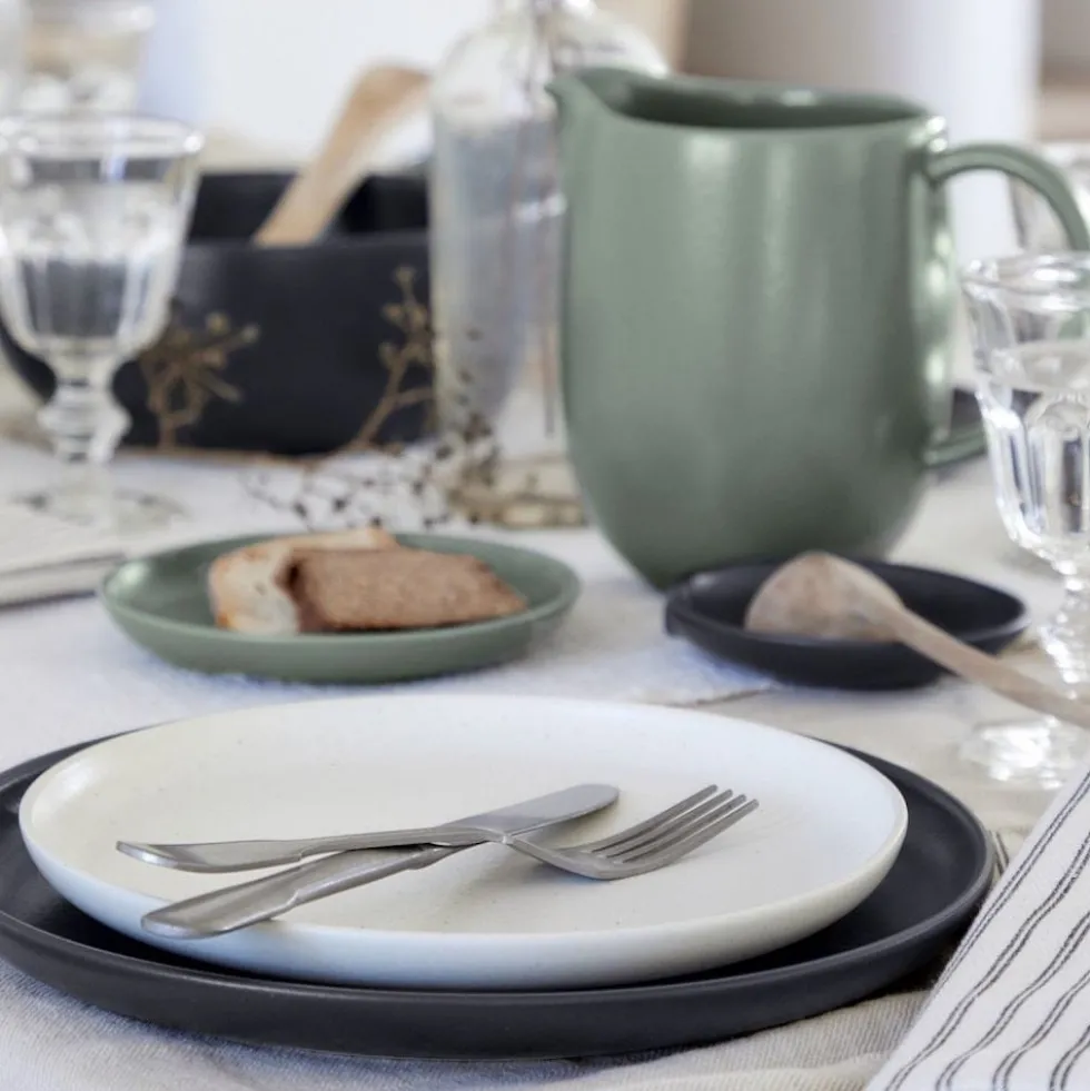 Assiette en grès “Pacifica" - Artichaud - 16cm