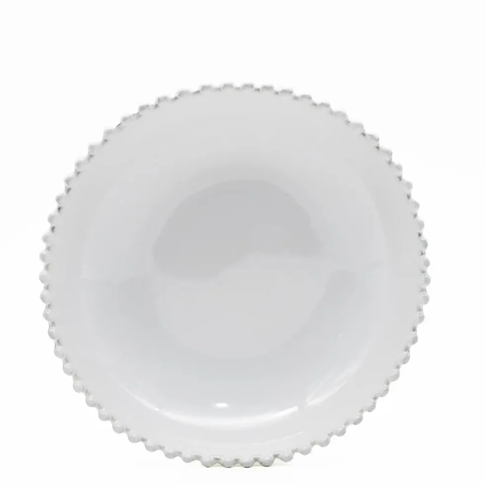 Assiette en grès "Pearl" - 28cm
