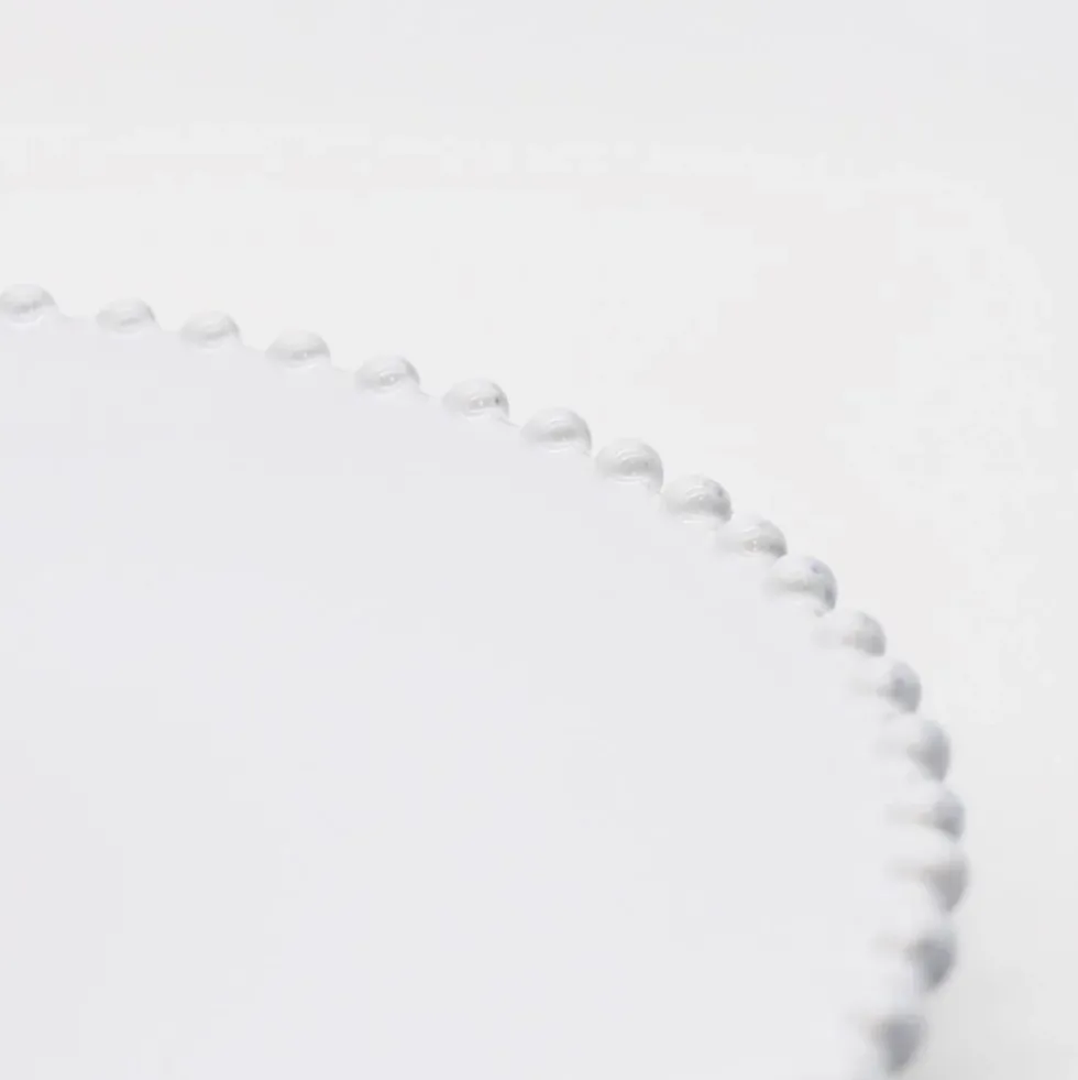 Assiette en grès "Pearl" - 28cm