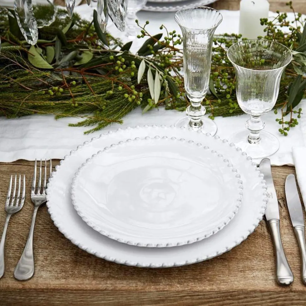 Assiette en grès "Pearl" - 22cm