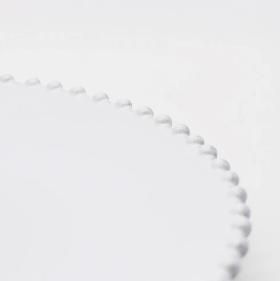 Assiette en grès "Pearl" - 22cm