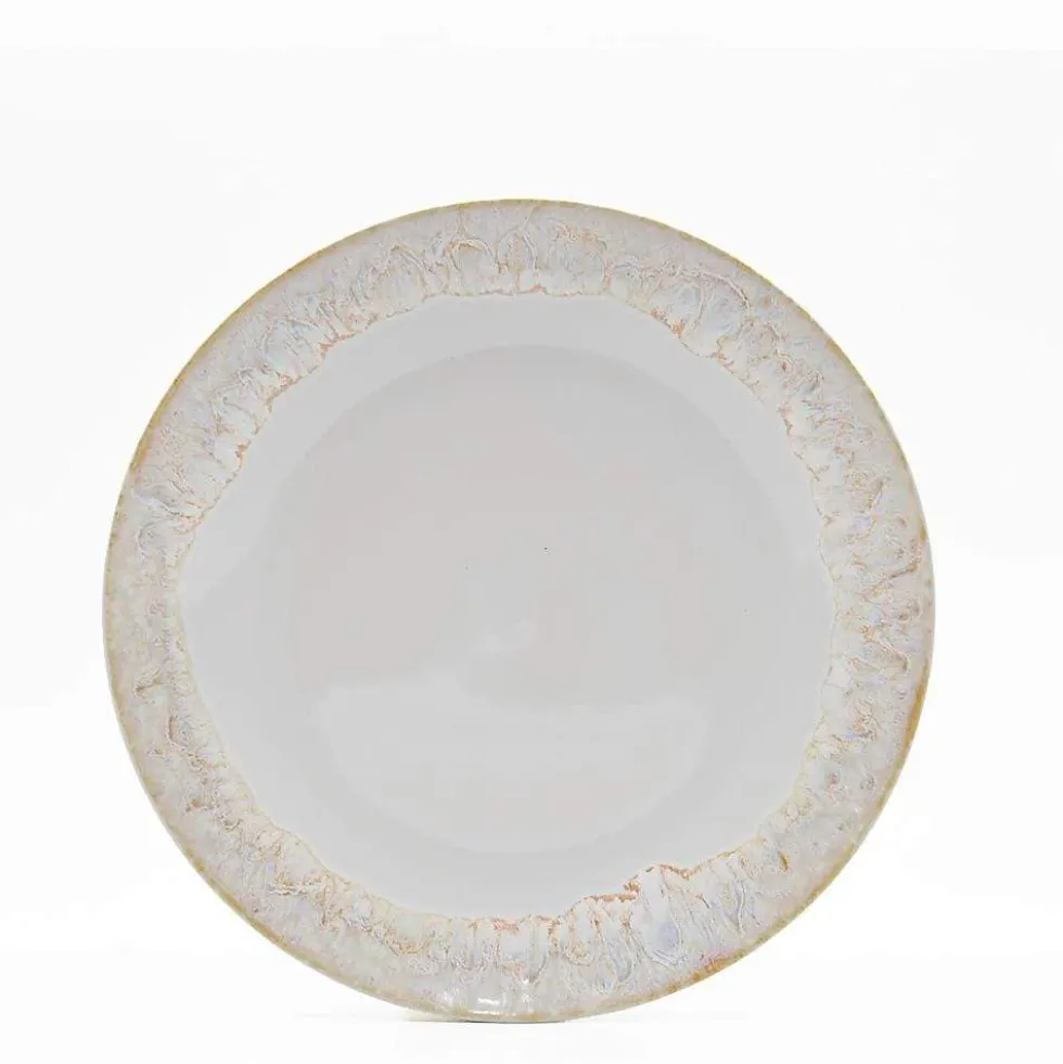Assiette en grès "Taormina" 27cm - Blanche